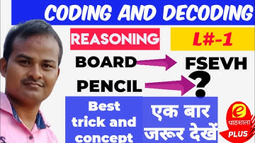 CODING DECODING Reasoning Tricks in Hindi | सिर्फ 1 ही Trick से सारे प्रश्न Solve