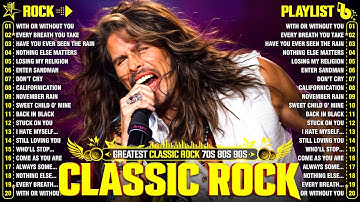 Aerosmith, Nirvana, ACDC, Queen, Bon Jovi, Scorpions, Guns N Roses 🔥 Best Classic Rock Of 70 80s