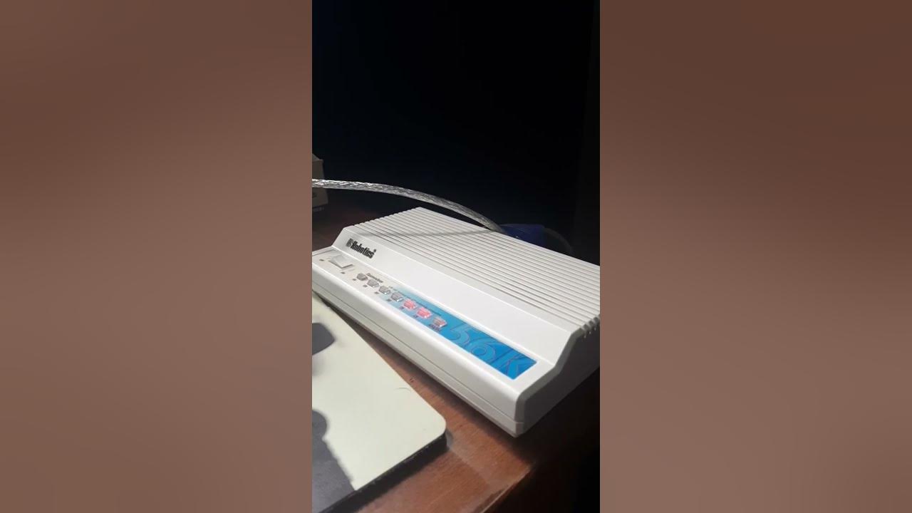 DialUp Handshake 1998 US Robotics 56K Modem YouTube