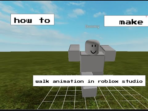 How To Make Walk Animation In Roblox Studio(script is in the DESC and ...