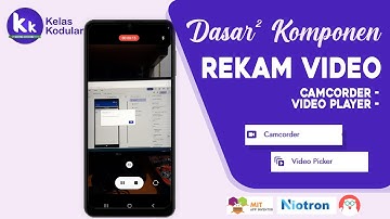 Merekam video - Camcorder - video payer - kodular | (MIT App Inventor,Appybuilder,Thunkable)