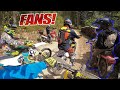 Dirt Bikers Got Lost - Fans Show Them The Way!