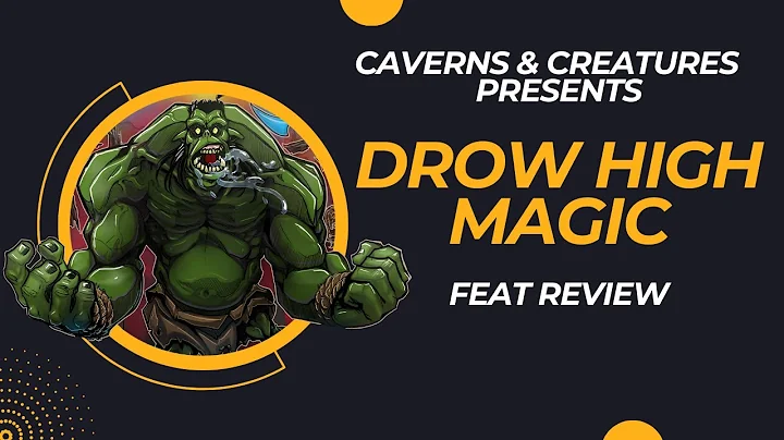 Drow High Magic 5e: Dark Powers