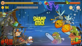 картинка: Прохождение игры Swamp Attack (Android) #48 (Обманный манёвр)