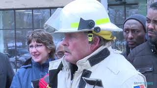 Press conference on Minneapolis high-rise fire