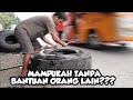 CARA BONGKAR PASANG BAN TUBLES TRUCK/BUS-dengan alat manual