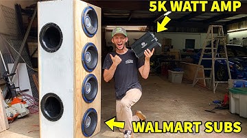 How Loud? Walmart Build On 5,000 Watts...