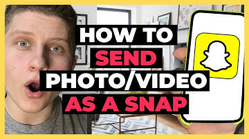How to send a Photo/video from camera roll as a snap on snapchat