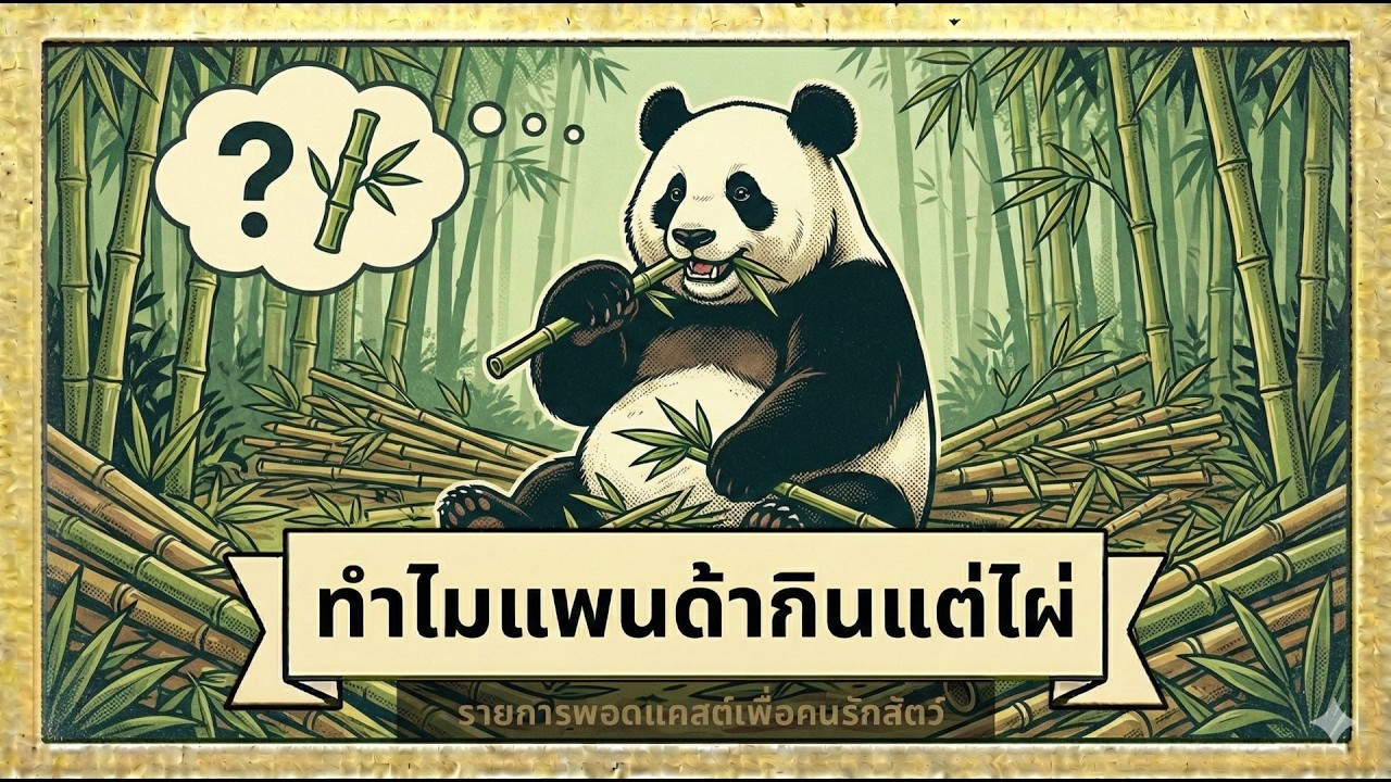 ทำไมแพนด้ากินแต่ไผ่?