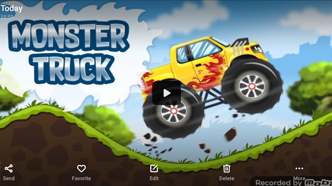 Monster Truck Racing Game for kids Monster Truck Cartoon game