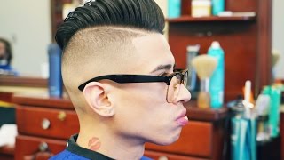High Skin Fade With Pompadour Expert Tutorial By Mc Barber
