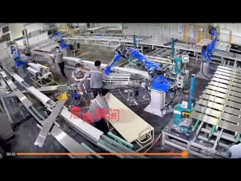 China factory accident with robots