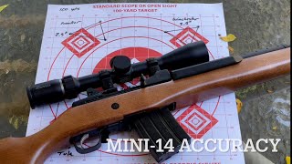 RUGER MINI14 RANCH **ACCURACY TEST**