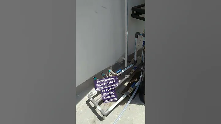 Pemasangan Filter Air PDAM untuk kebutuhan rumah tanggan @gading serpong tangerang