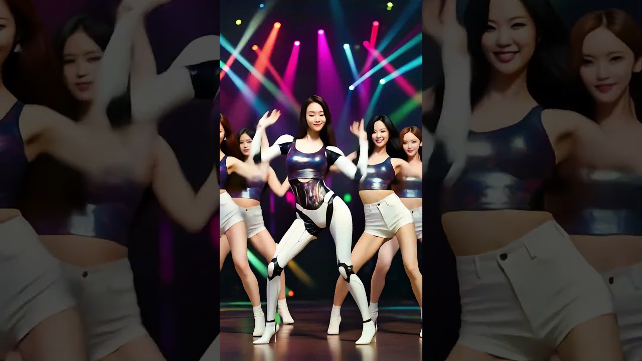Adorable Humanoid GUNNY Dances with a Girl Group~ 
