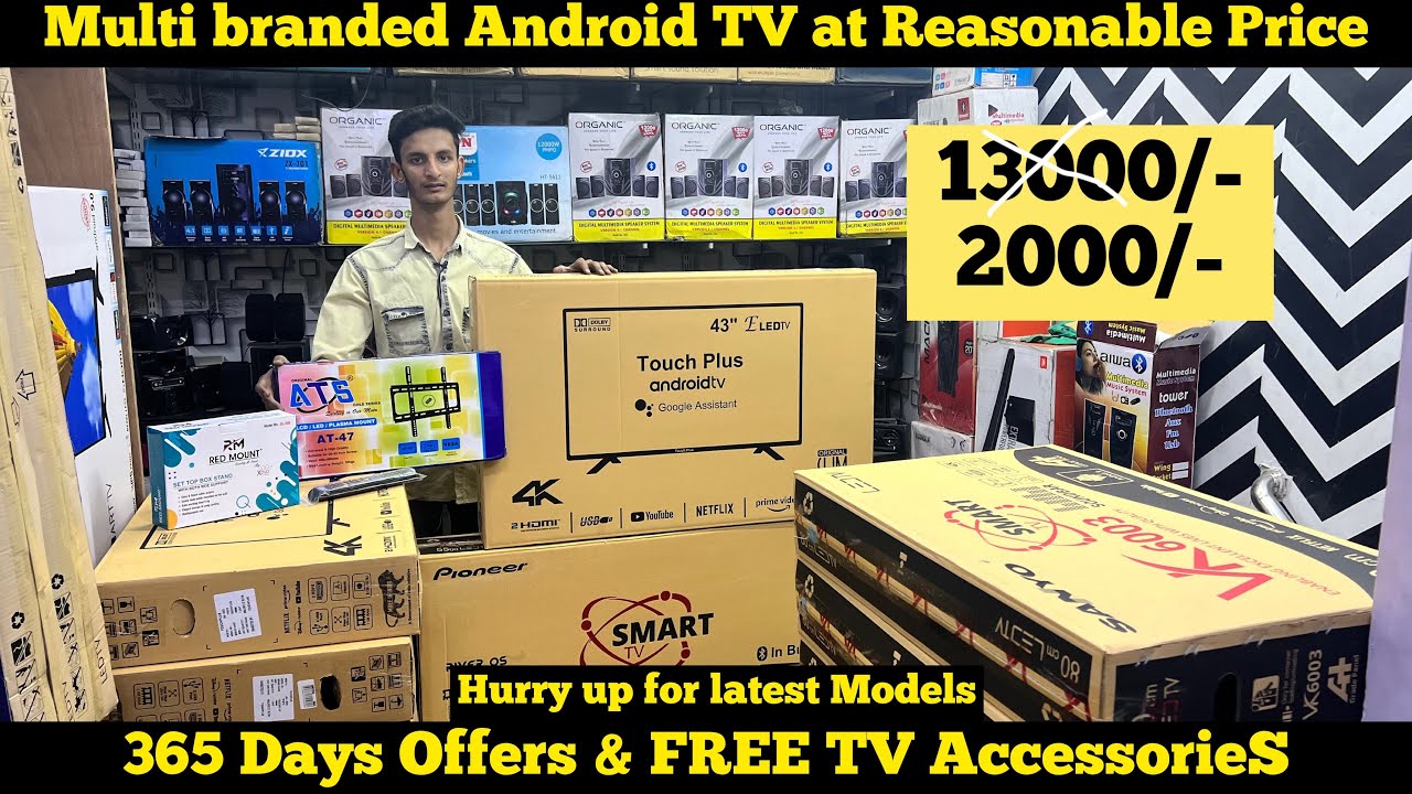 Buy 2000 LED TV|Multi Branded Android TV Reasonable Price, 4k Electronic Appliances Wholesale Store