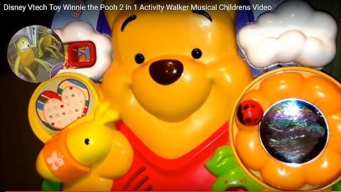 Disney Vtech Toy Winnie the Pooh 2 in 1 Activity Walker Musical Childrens Video