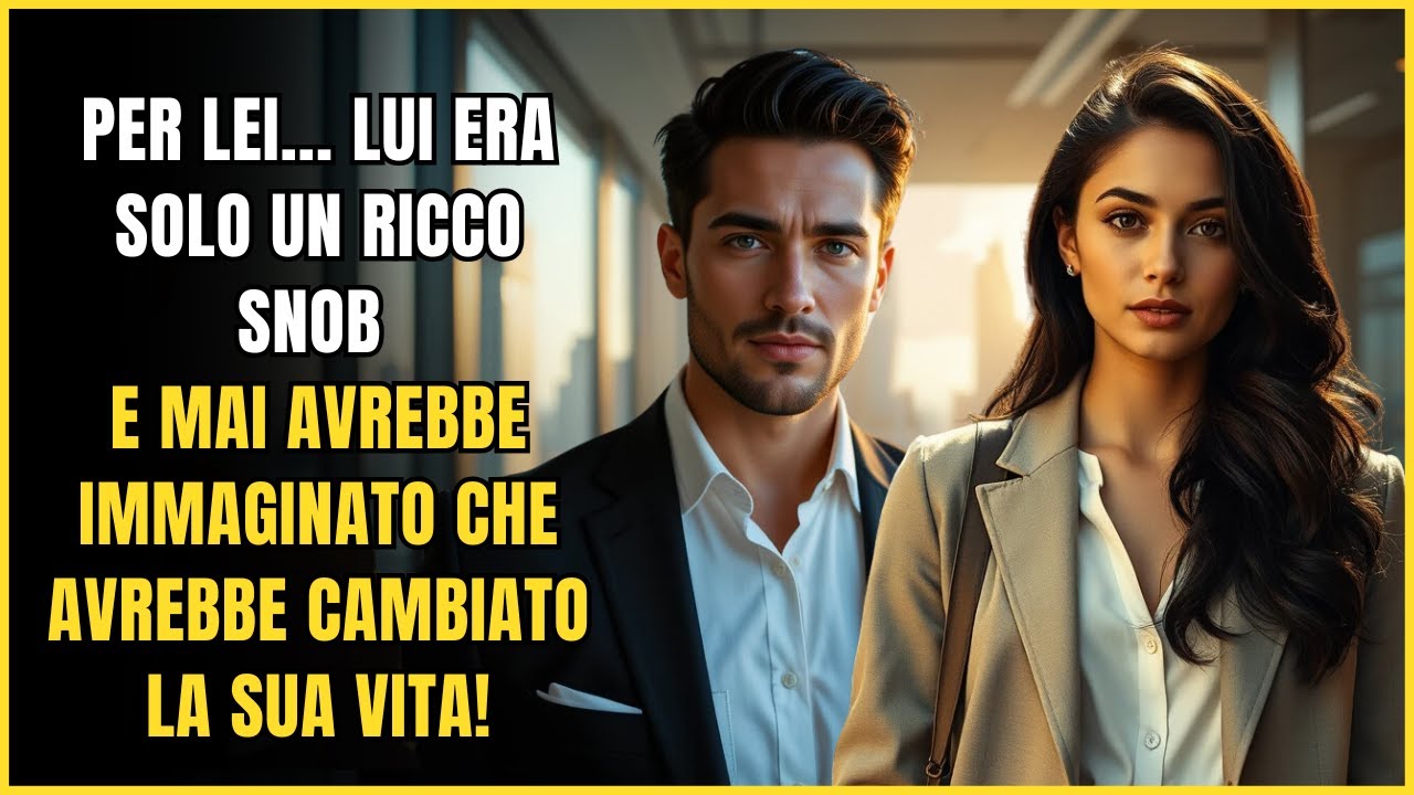 PER LEI, LUI ERA SOLO UN RICCO SNOB, E MAI AVREBBE IMMAGINATO CHE AVREBBE CAMBIATO LA SUA VITA!