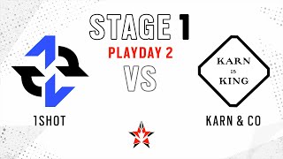 1Shot vs Karn \& Co \/\/ NA Challenger League - Stage 1 - Playday 2 (no cast)