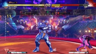 Ryu corner reset combo