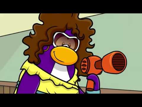 Crazy And Funny Puffles Of Club Penguin Purple Youtube 