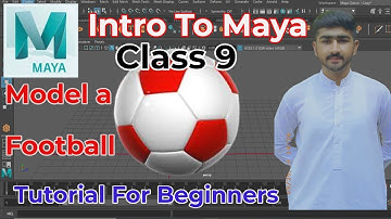 From Beginner to Pro: Expert Tips for Modeling a Football in Maya | Intro to Maya Class 9 #maya