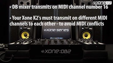 Xone:K2 - Application Example: Dual Setup - Xone:DB Series Mixer
