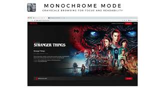 Monochrome mode - Chrome extension to turn websites grayscale