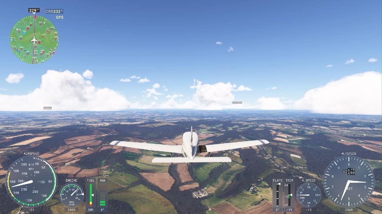 Flight sim 24 flight to Glasgow