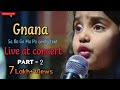 😍cute Gnana singing Jogada Siri Belakinalli song | zee SaReGaMaPa contestent | live at chitradurga