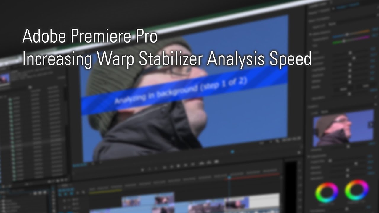 how to use warp stabilizer in premiere pro