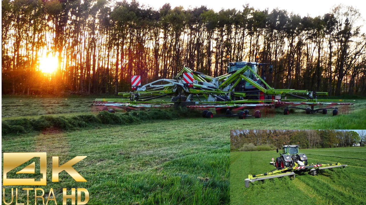 1 SCHNITT 2023 FENDT/ 936 FENDT/ 724 VARIO CLAAS/ 4 KREISEL SCHWADER/CLAAS  MÄHKOMBINATION  ES GEHT: