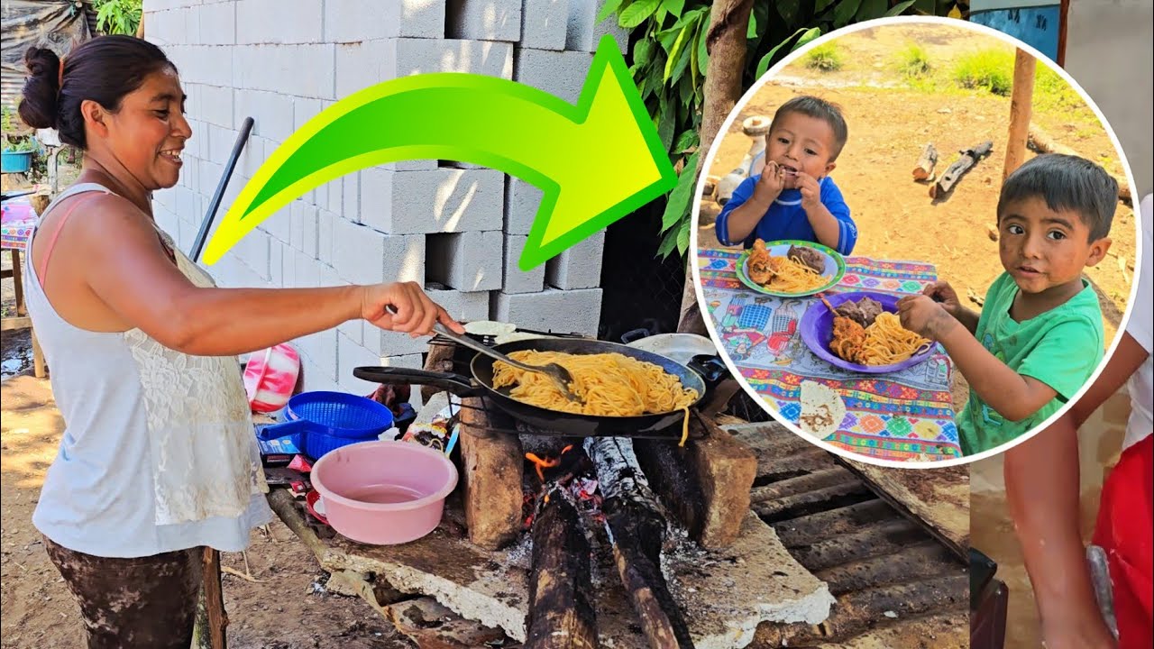 Almuerzon Perez Pa' los Niños de doña Maribel, Mira Que Comieron?