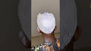 Cabelo branco neve #barbershop #barber #tutorial #barbeariabrasil