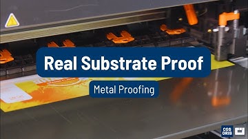 Real Substrate Proof: Mastering Metal Printing