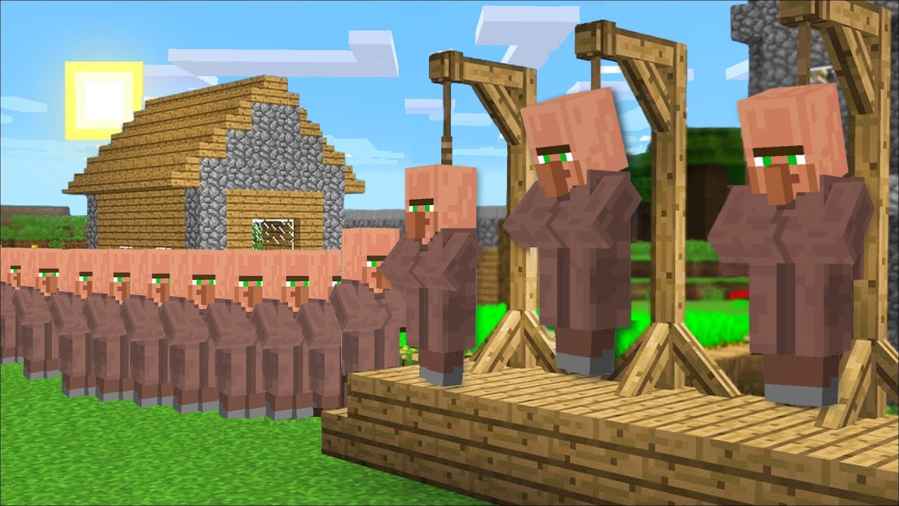 Minecraft DON'T ENTER THIS STRANGE VILLAGE MOD / STAY AWAY FROM ANGRY