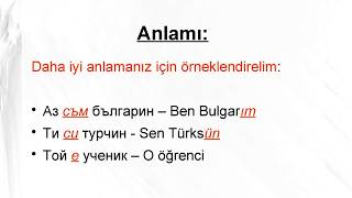 Bulgarca Dersleri