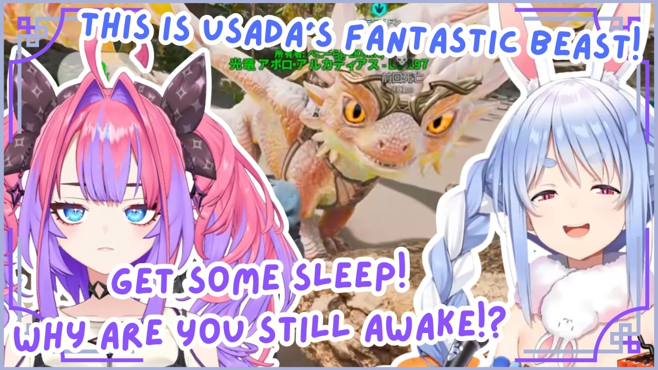 Pekora FLEXES Her Dragon to Vivi… Vivi Is WORRIED and Wants Her to SLEEP! 😂😴 | Hololive Clip