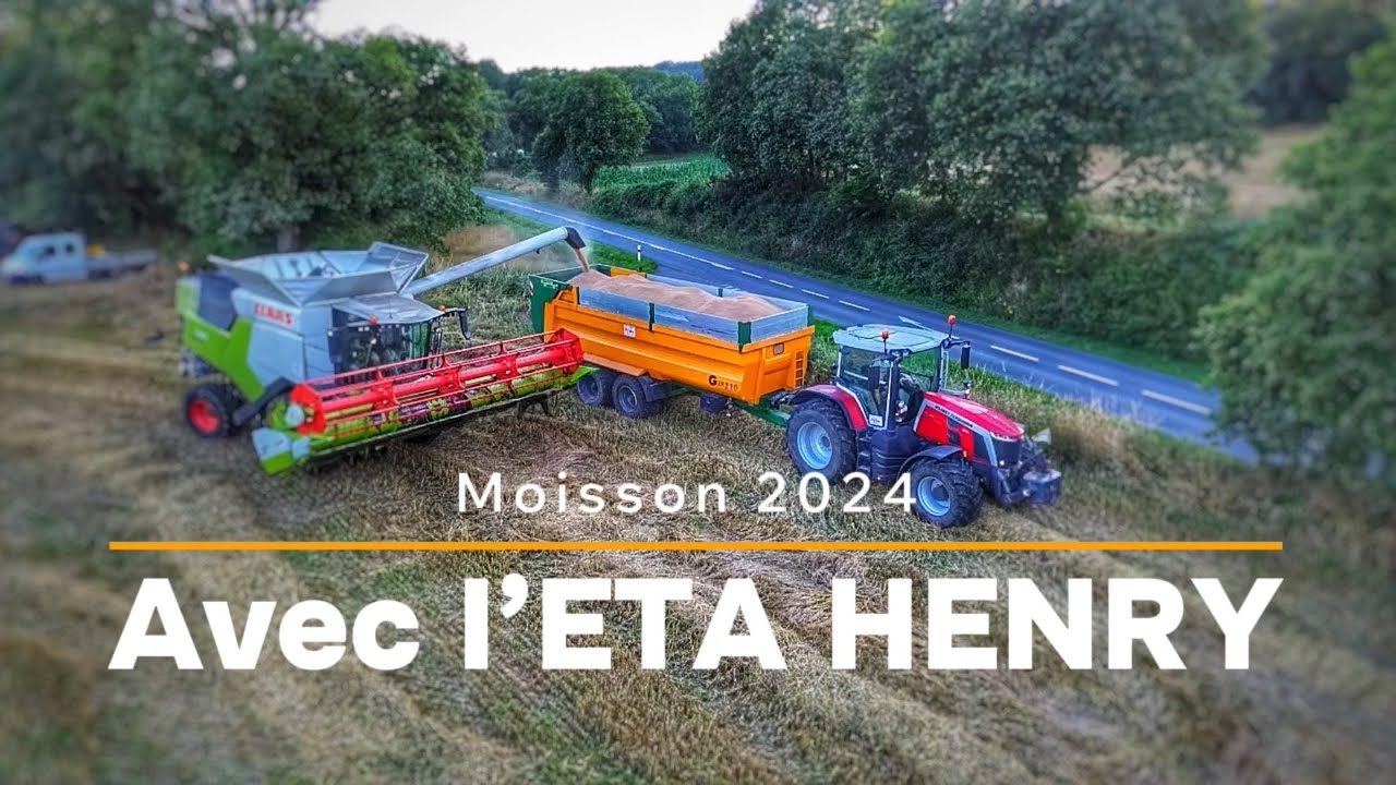 Moisson avec l’ETA HENRY est sa nouvelle TRION 730!!!😍🤩 - YouTube