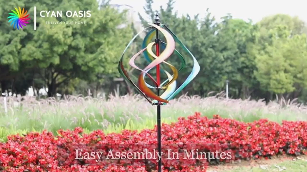 Cyan Oasis Wind Spinners YouTube