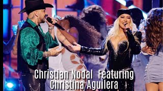 Chistian Nodal Ft Christina Aguilera  cuando me de la gana latin grammys 2022 @ChristianNodal