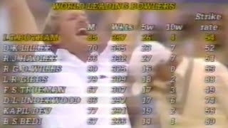 1986 England v New Zealand 3rd Test Day 1 Highlights - Ian Botham Comeback