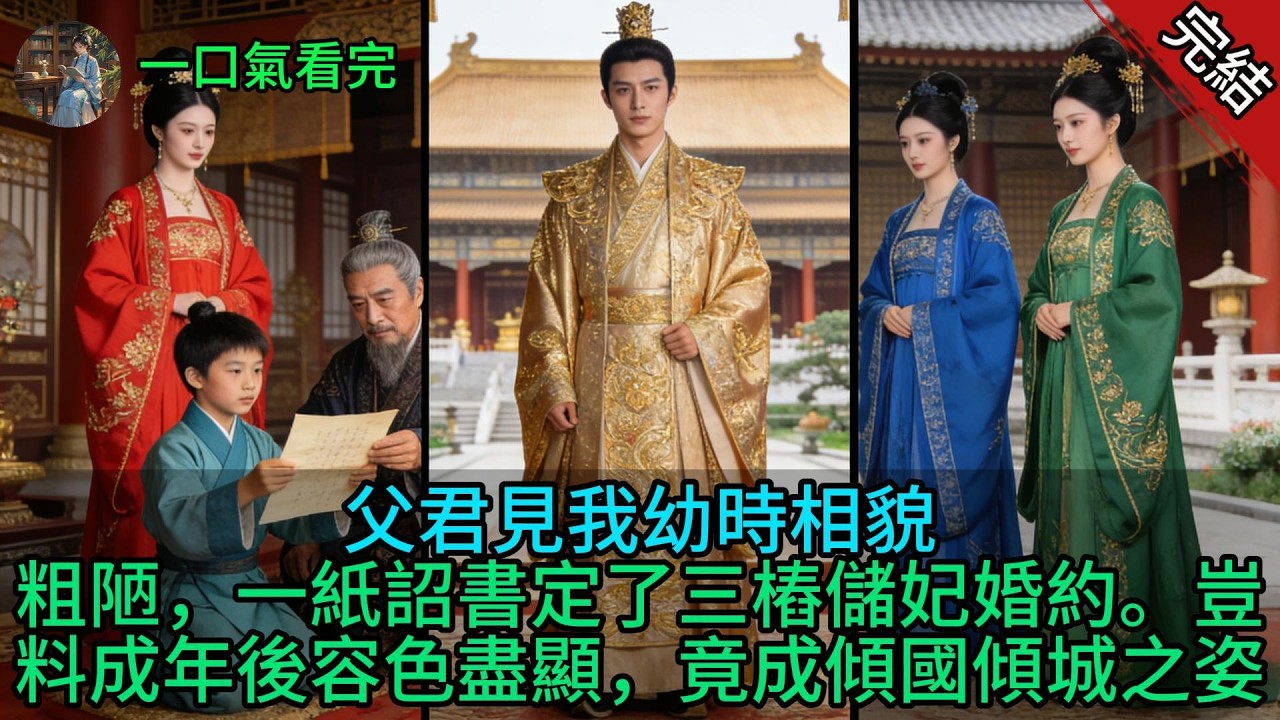 【原創小說已完結】父君見我幼時相貌粗陋，一紙詔書定了三樁儲妃婚約。豈料成年後容色盡顯，竟成傾國傾城之姿
