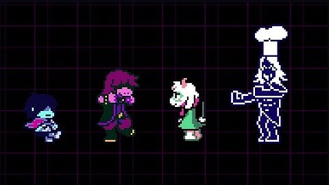 Fighting (Poly) Rouxls Kaard in Deltarune Chapter 3