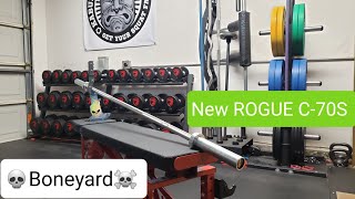 ROGUE C-70S review. Boneyard bar. The only barbell you need???