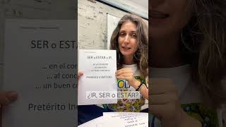 Як відрізнити IR чи SER якщо в Pretérito Indefinido вони відміняються однаково, а коли вживати ESTAR