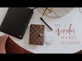 My Everyday Business & Personal Planner Setup | Louis Vuitton Agenda PM Pocket Rings