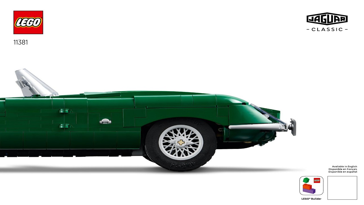 Jaguar E-Type LEGO instructions