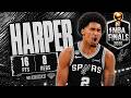 Dylan Harper 16 pts 8 rebs vs Knicks 2026 Finals G1