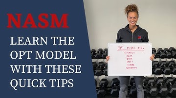 NASM LEARN THE OPT MODEL WITH THESE QUICK TIPS | ACT7VE